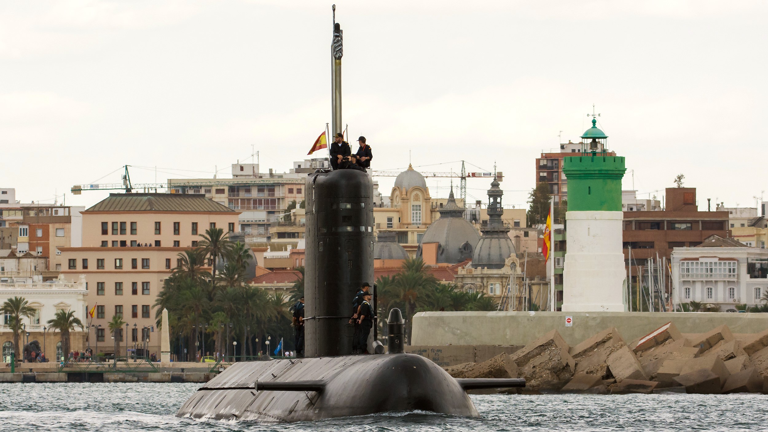 El submarino ‘Tramontana’ se integra en la Operación ‘Sea Guardian’ de la OTAN