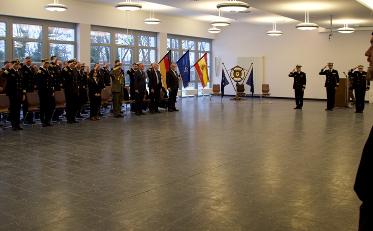 Acto de relevo en el NATO Hall