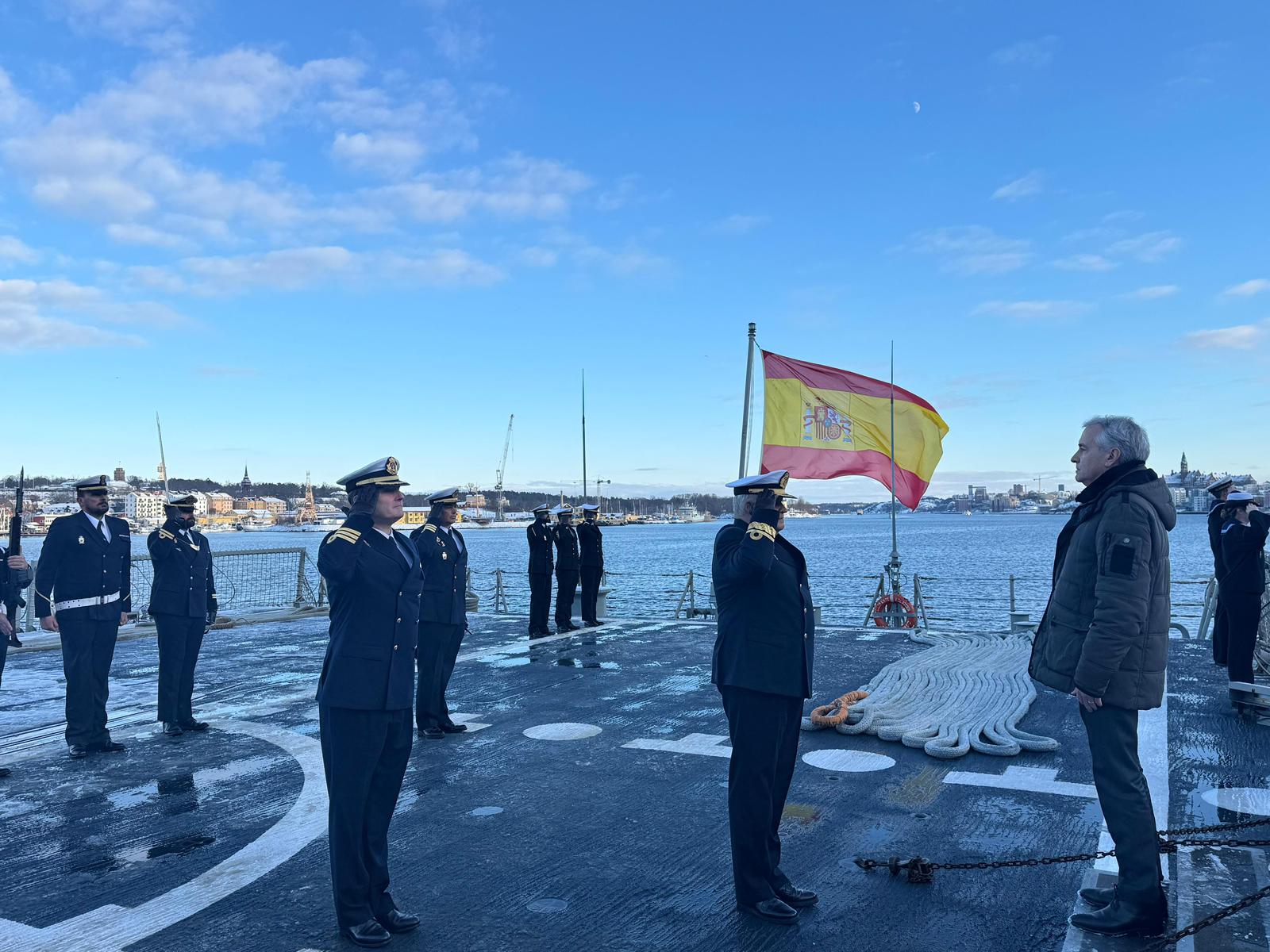 Recepción oficial del embajador de España en Suecia