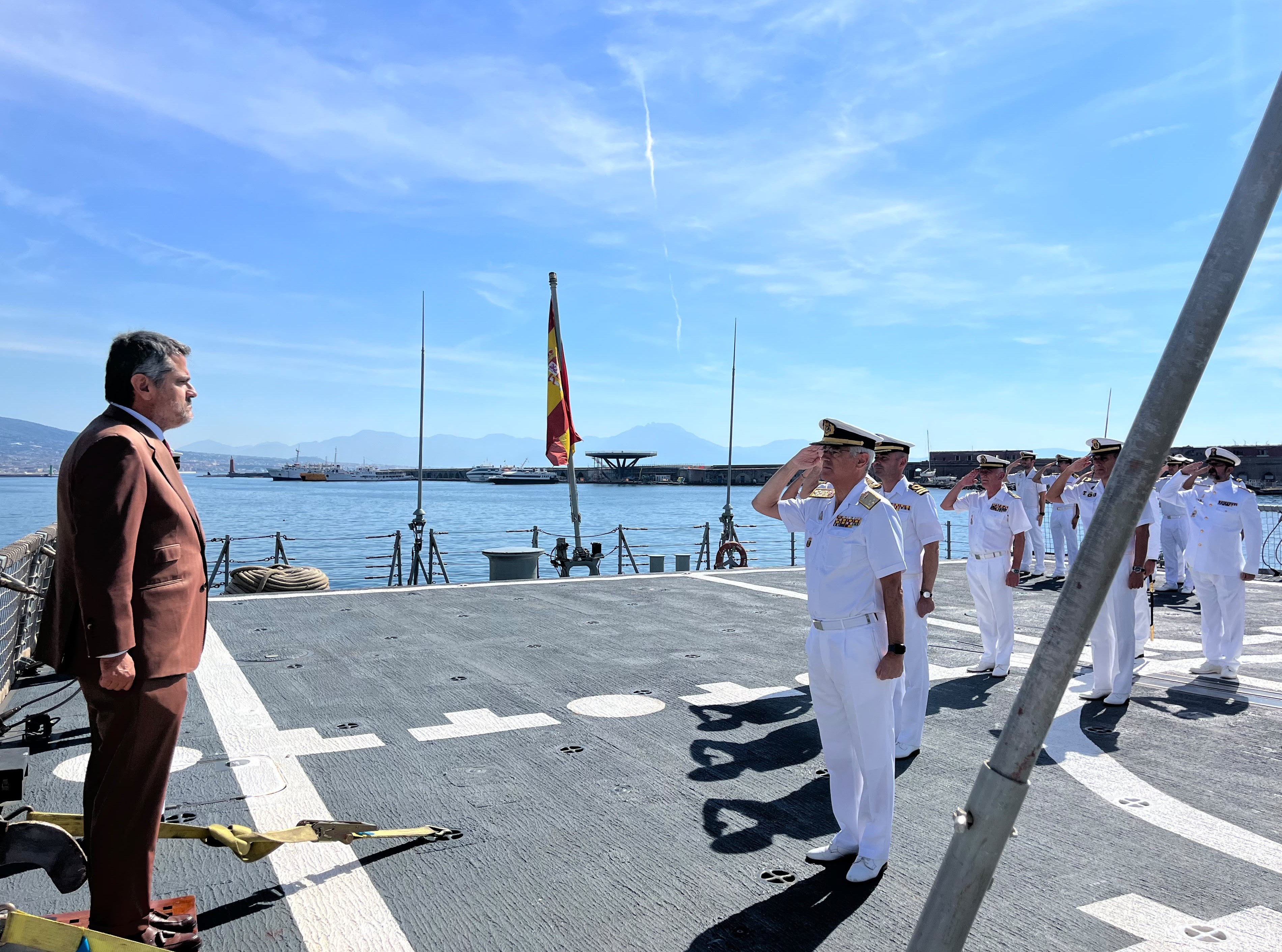 Ceremonia a bordo