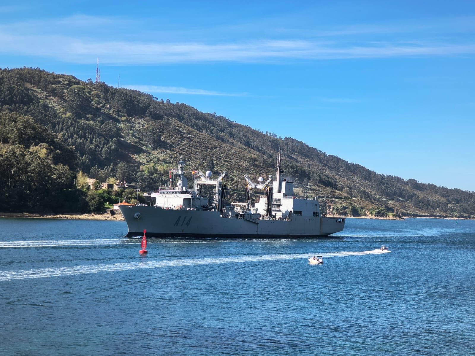 Entrada del BAC 'PAtiño' en la ría