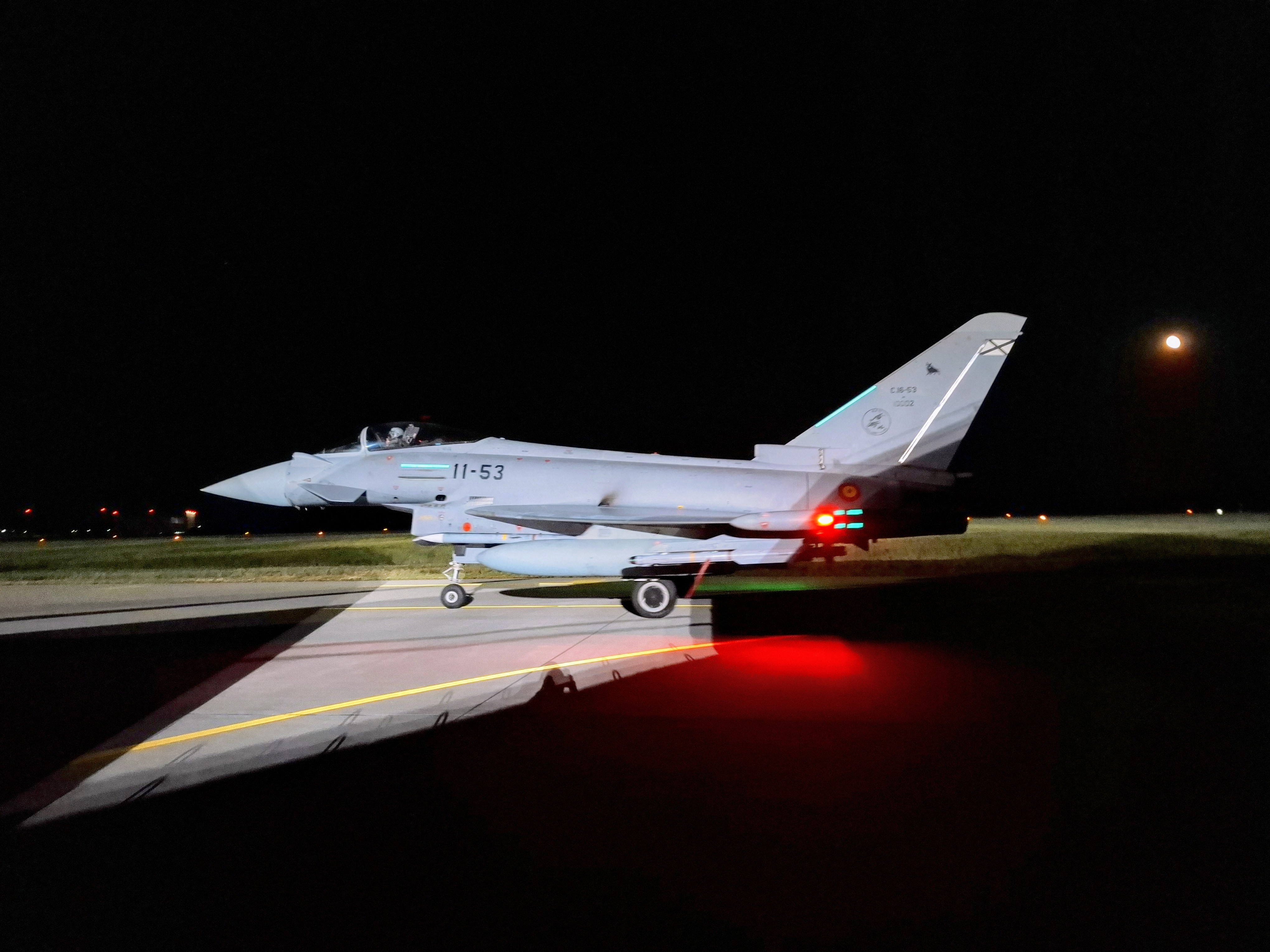 Eurofighter a su regreso de A-Scramble