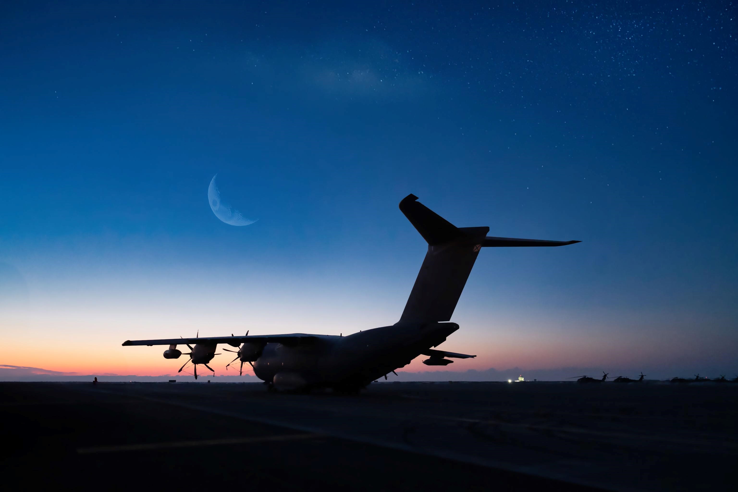 Avión A400 participante en el ejercicio