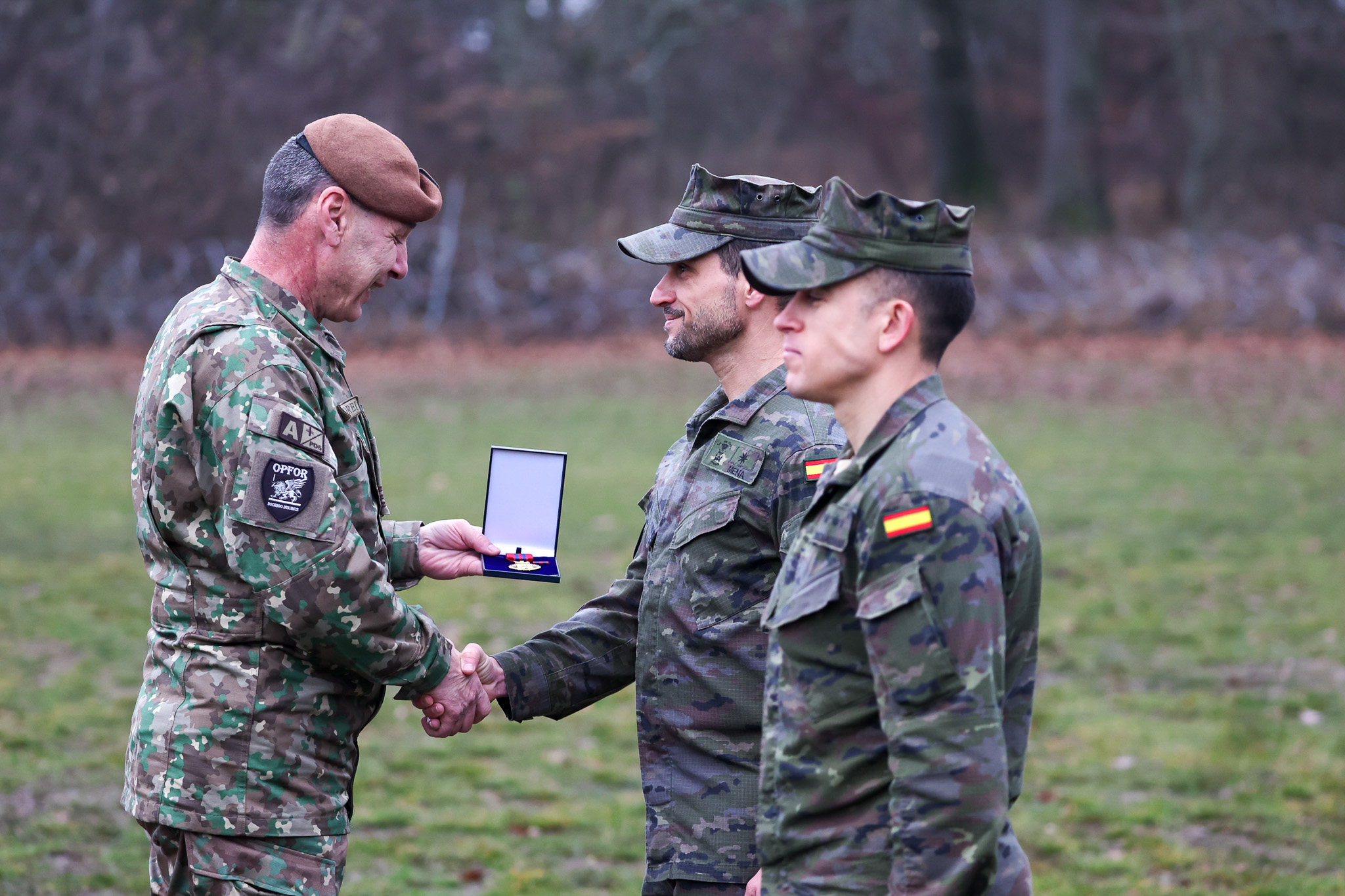 Entrega de medallas
