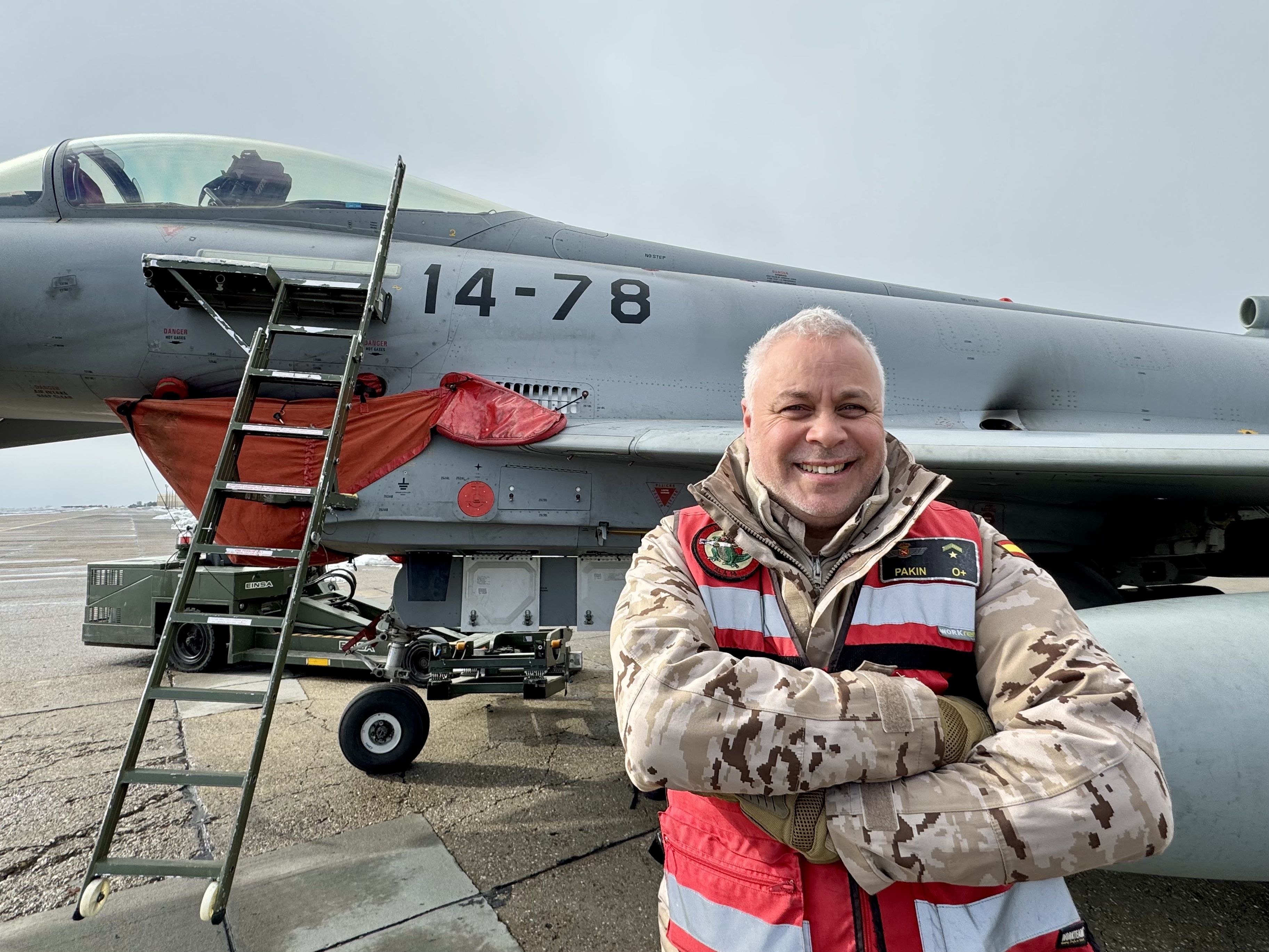 Subteniente Francisco Ferreras Llamazares, jefe de la sección de municionamiento