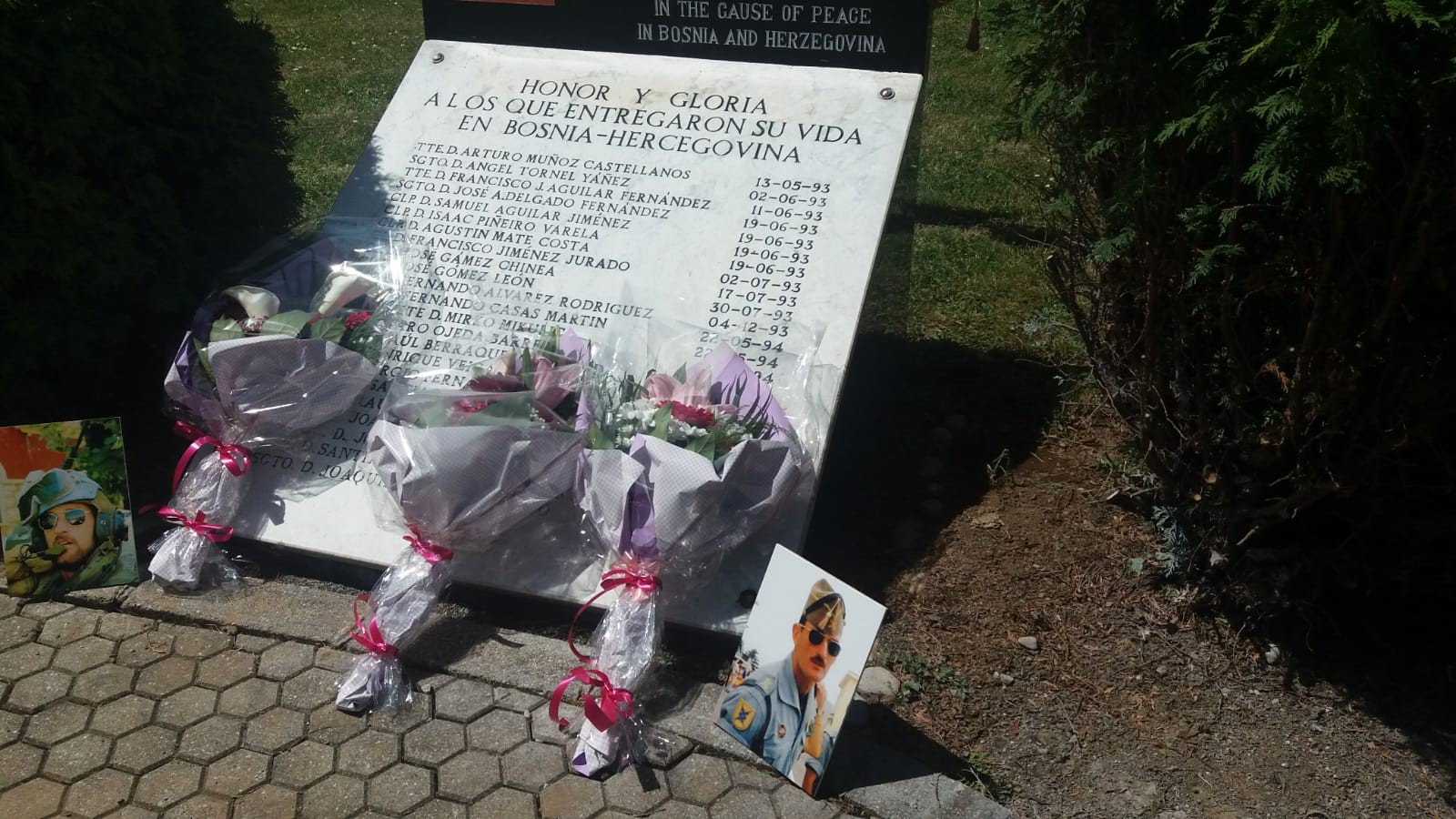 Los militares de la misión 'Althea' en Sarajevo recuerdan a los caídos