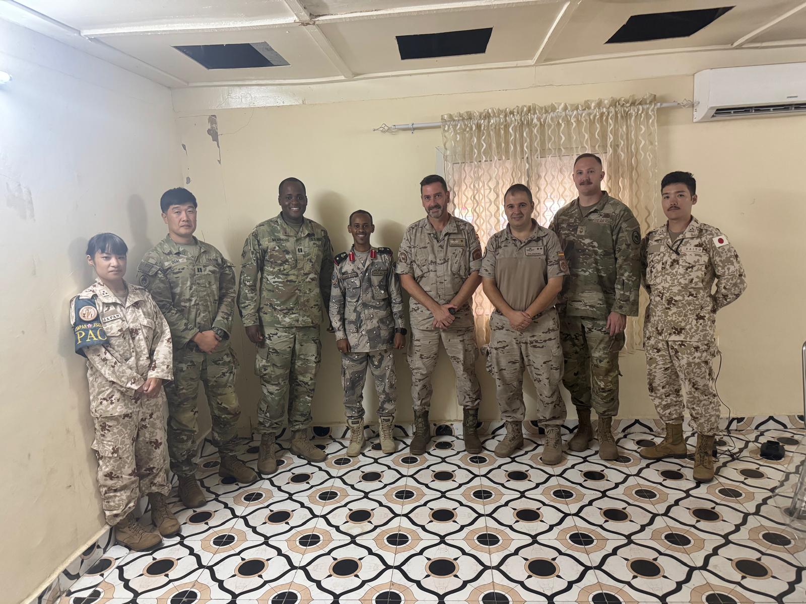 Reunión de oficiales Public Affairs Officer para la preparación del ejercicio Bull Shark