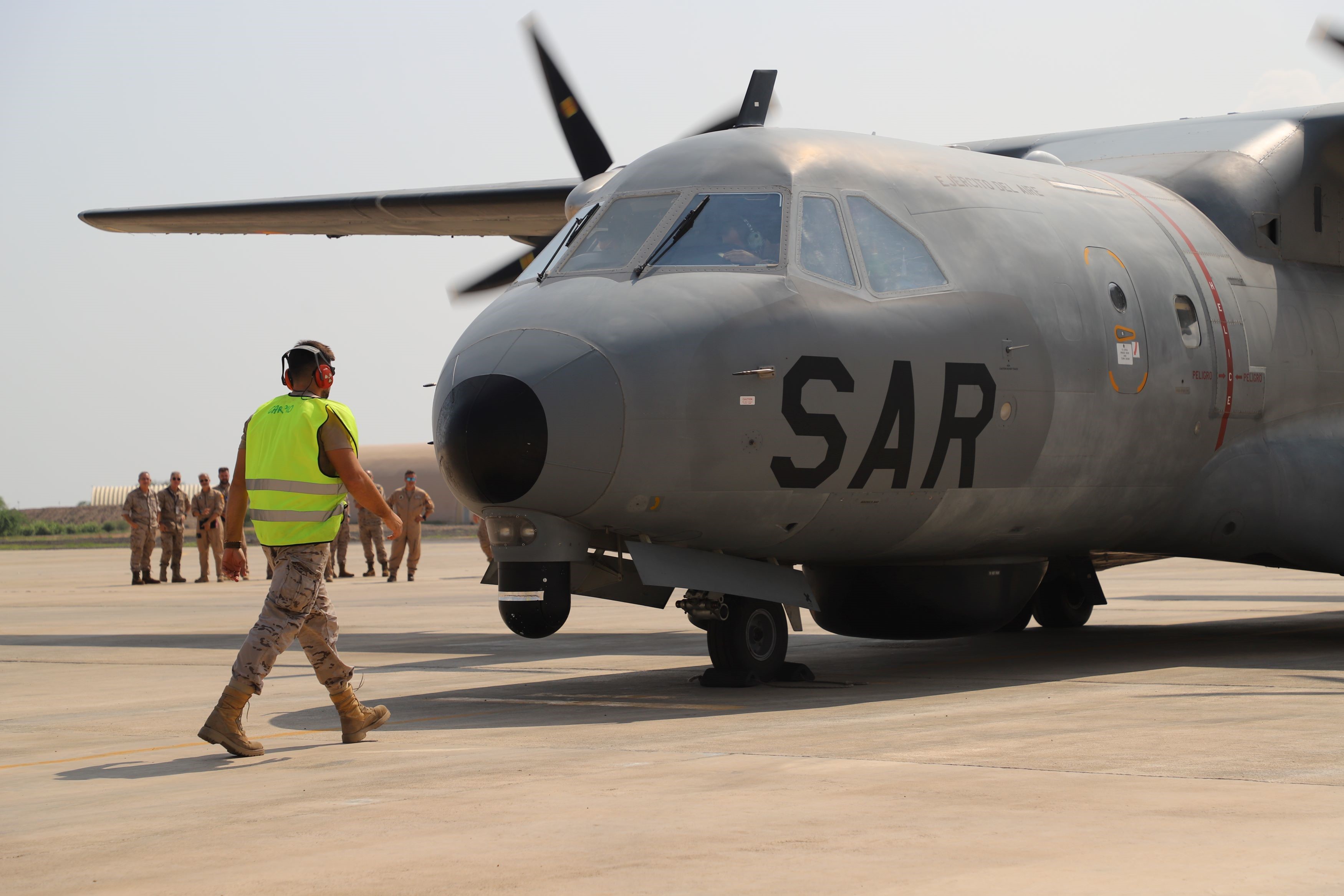 El avión D4 listo para volver a territorio nacional