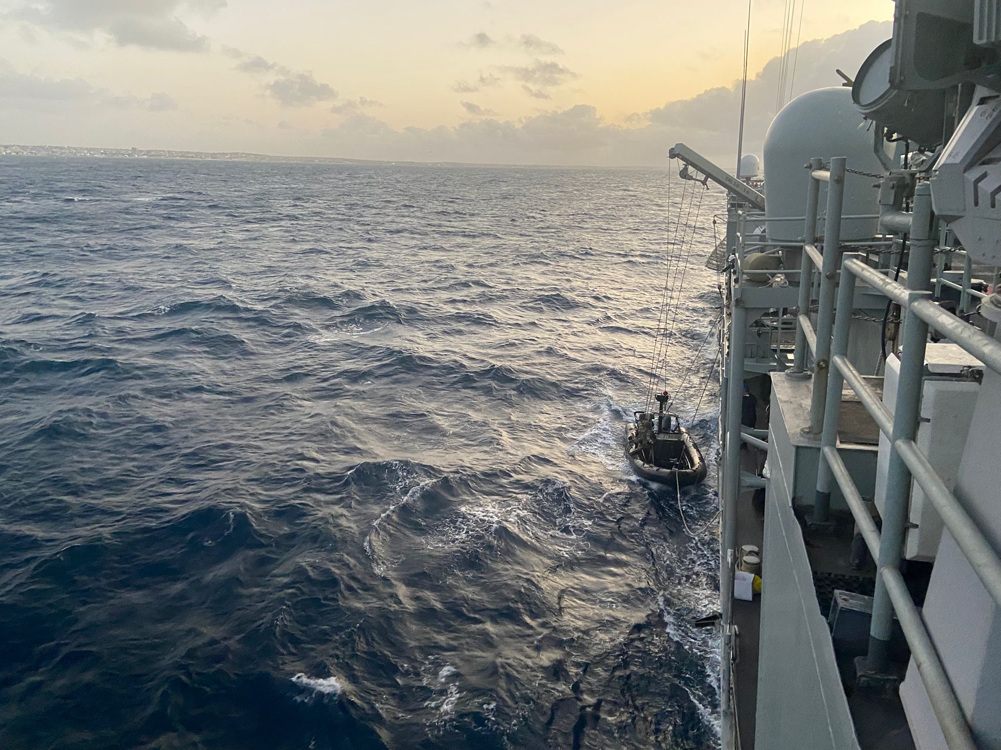 Fragata Navarra durante el ejercicio 'Vandal II'