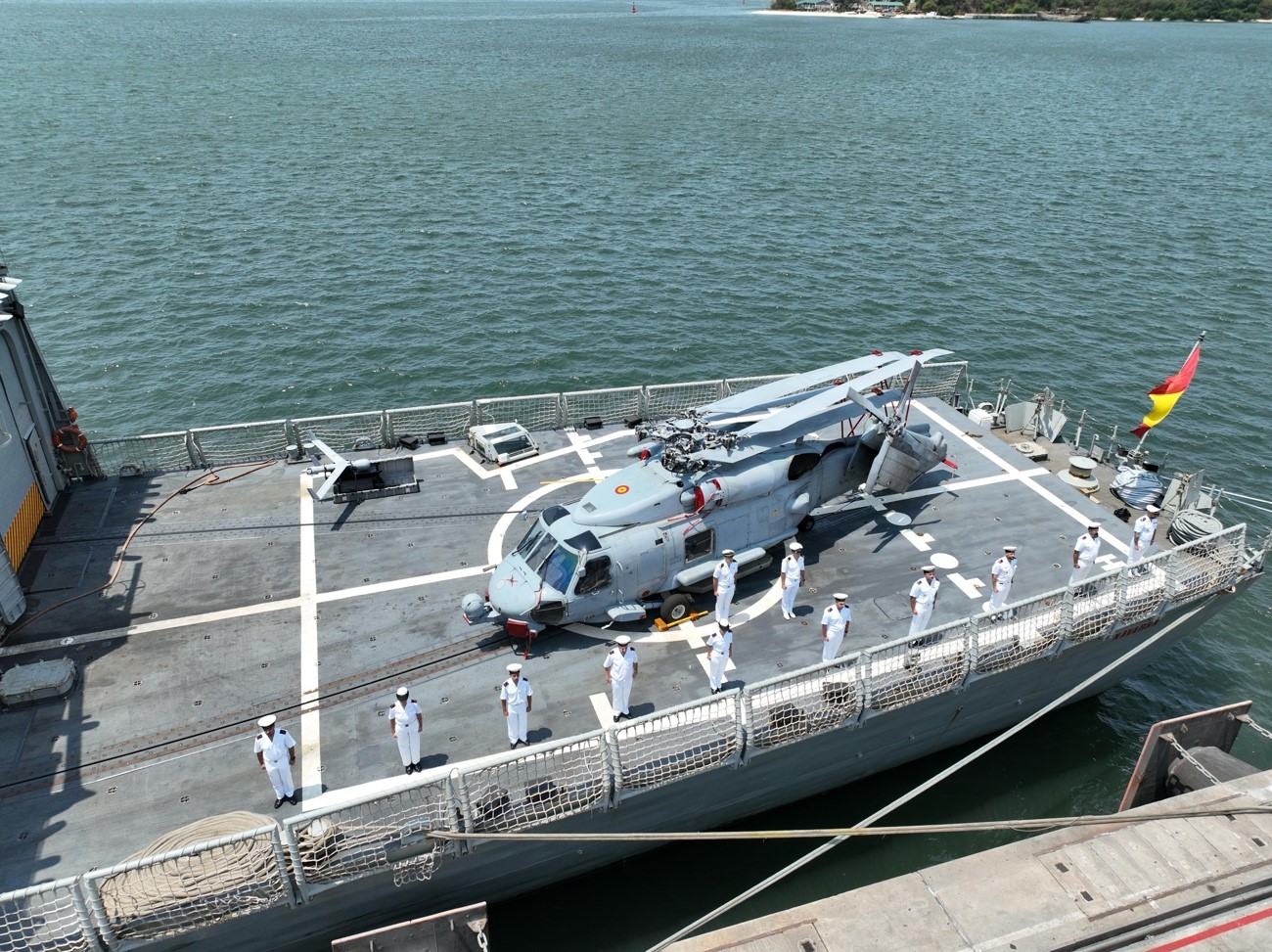 Formación en cubierta de vuelo