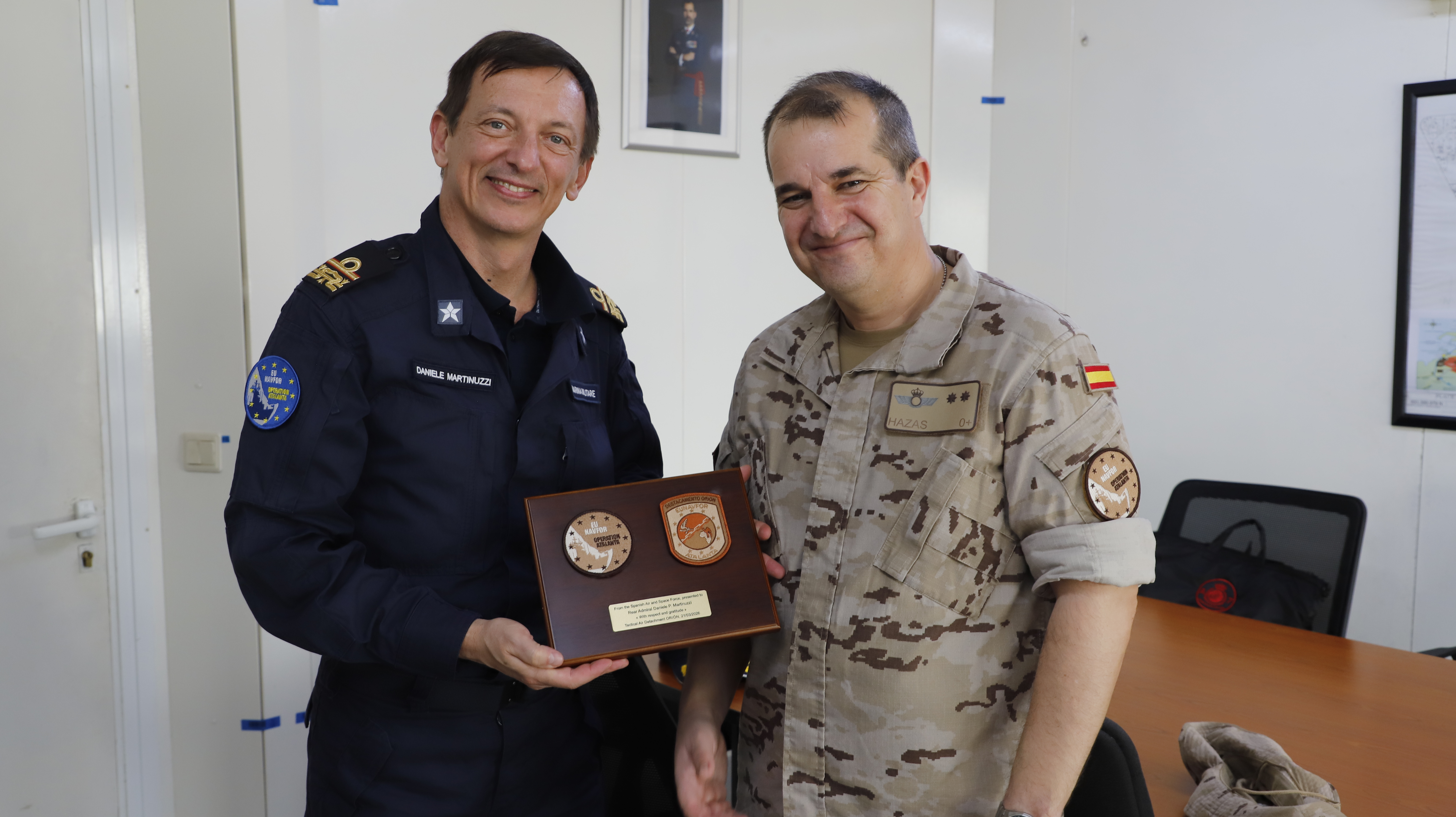 Reunion del Force Commander del FHQ con el jefe del Destacamento