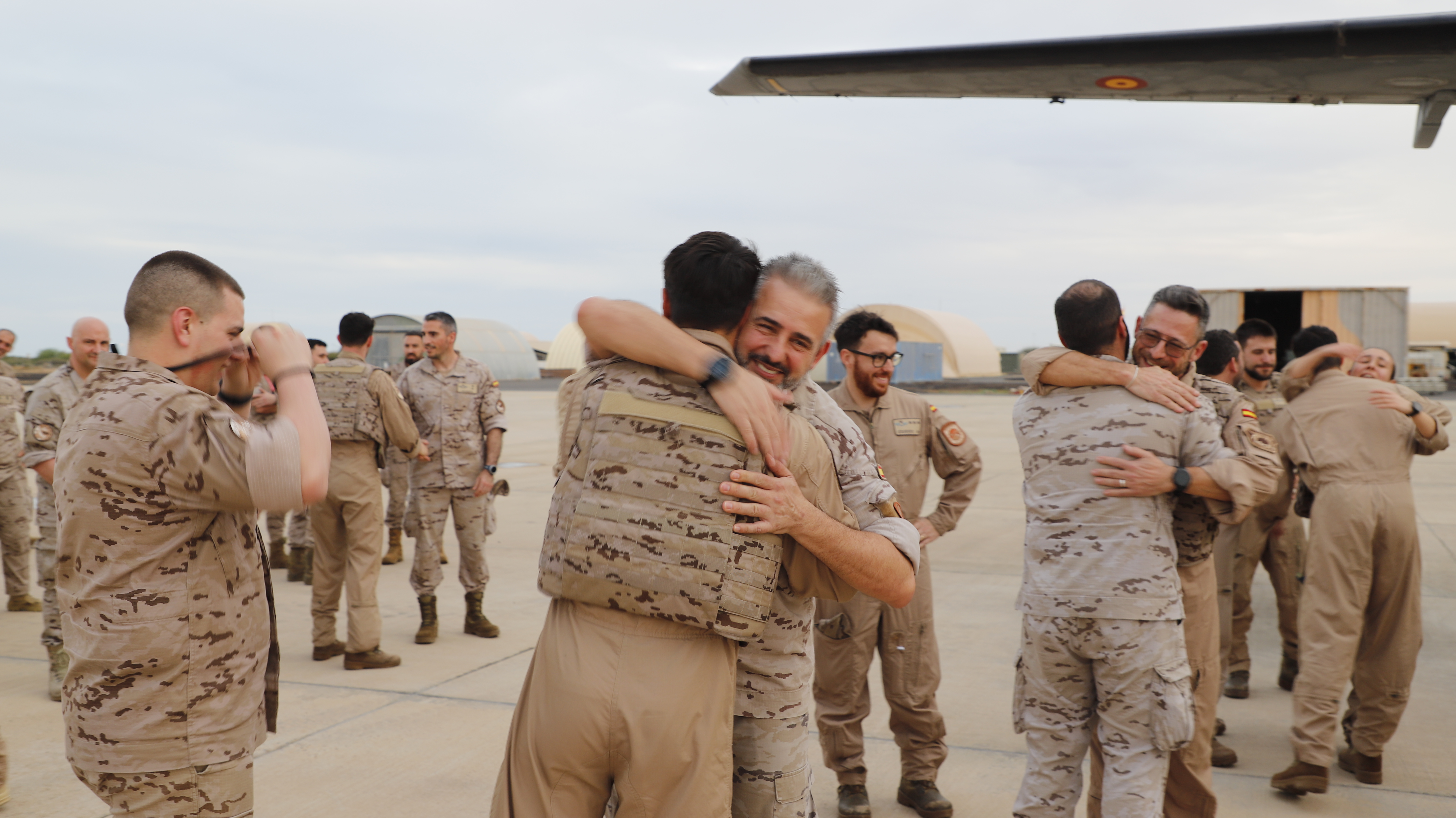 Recibimiento a la treipulación del D4