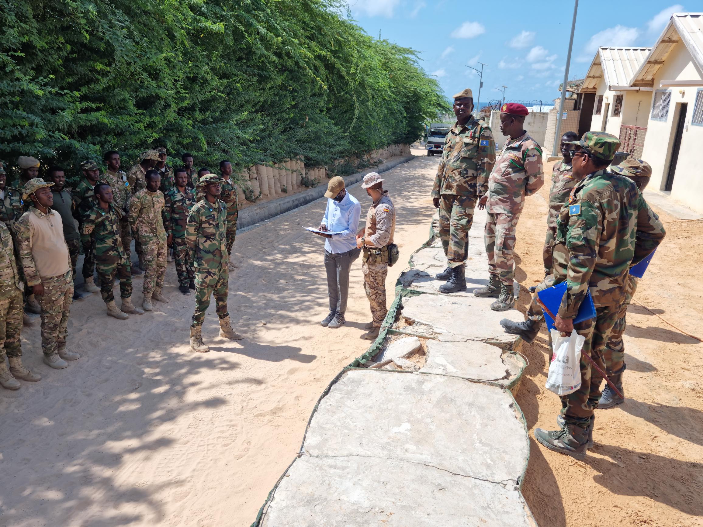 Adiestramiento a militares malienses