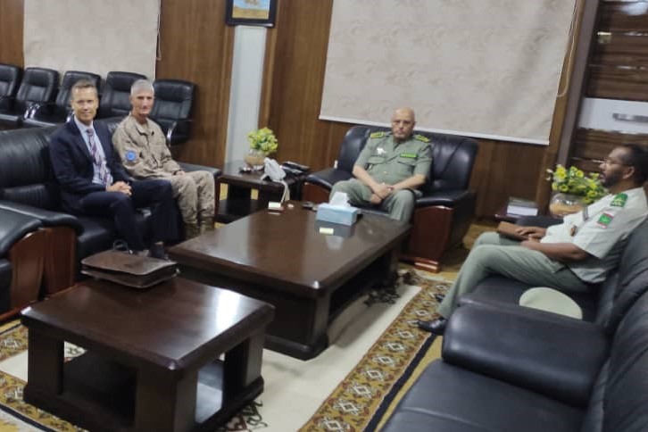Reunión con el Jefe de Estado Mayor de la Defensa mauritano