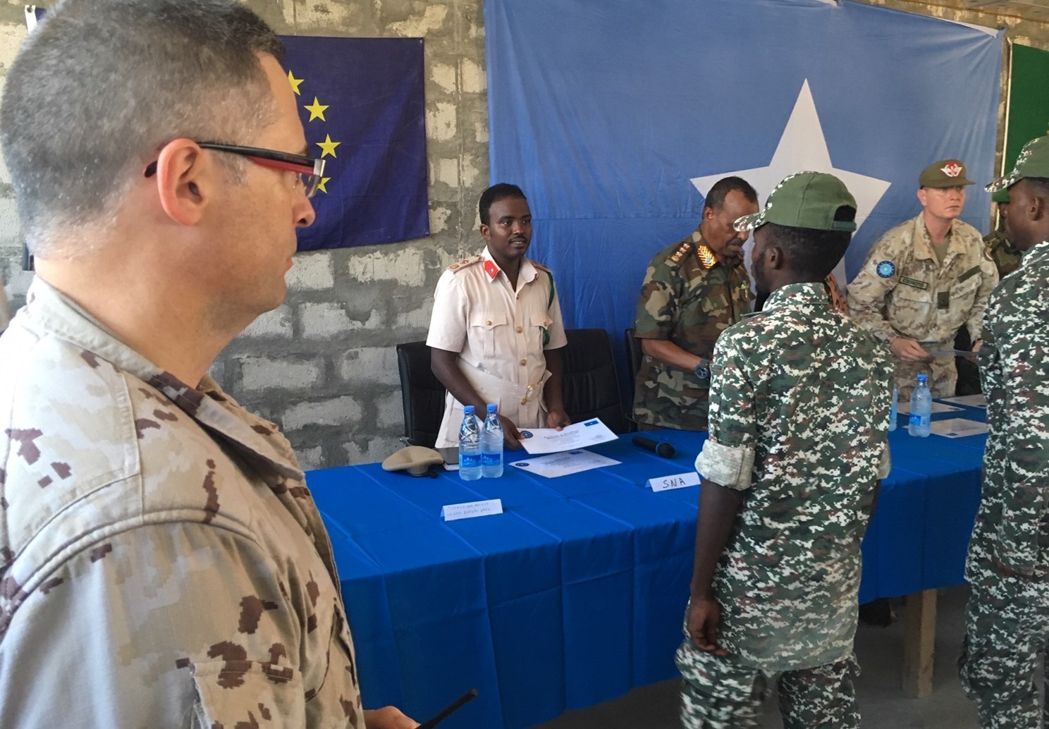 EUTM-Somalia finaliza el adiestramiento de una nueva compañía del Ejército Nacional