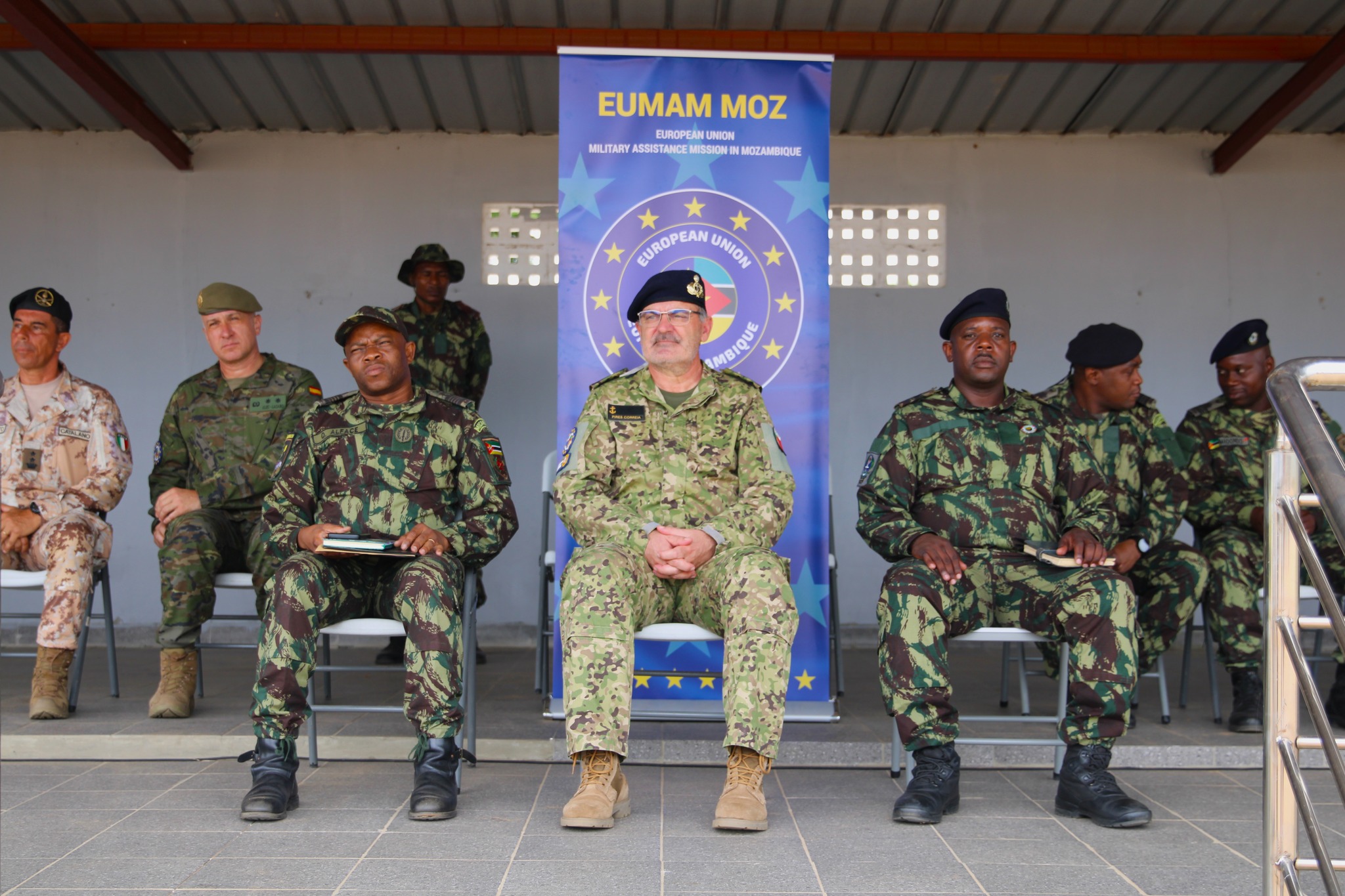 Ceremonia solemne celebrada en la Base de Katembe