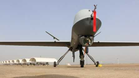 MQ-9 Predator B en tierra