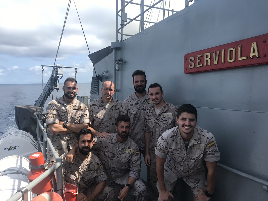 El patrullero “Serviola” realiza un ejercicio conjunto en la mar con la Marina de Nigeria