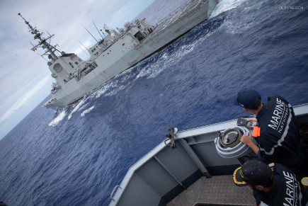 La fragata ‘Méndez Núñez’ finaliza su estancia en Papeete