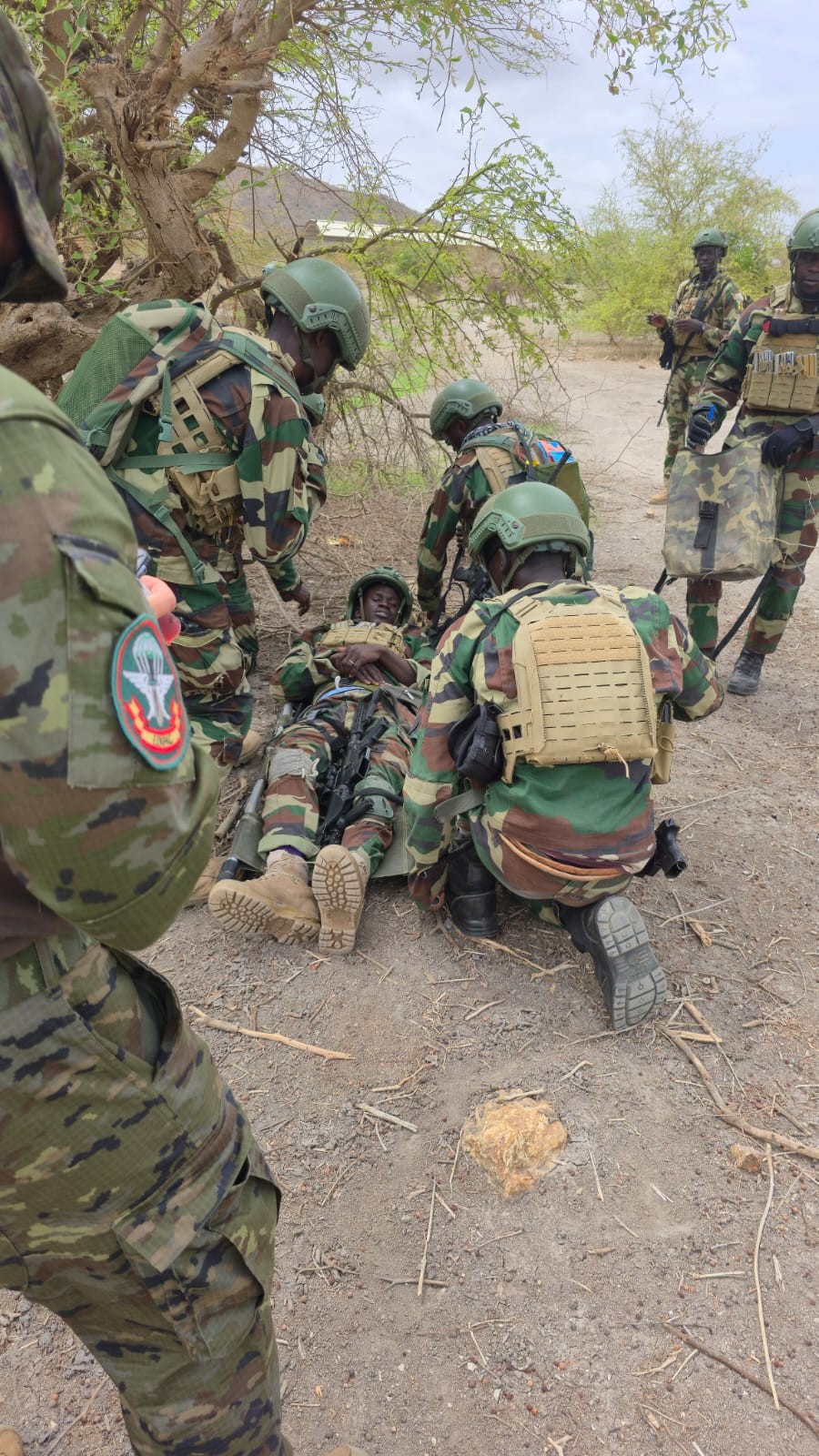 Personal de la FSA instruyéndose en TCCC