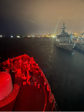 Salida del BAM 'Furor' desde ARPAL hacia la ZO