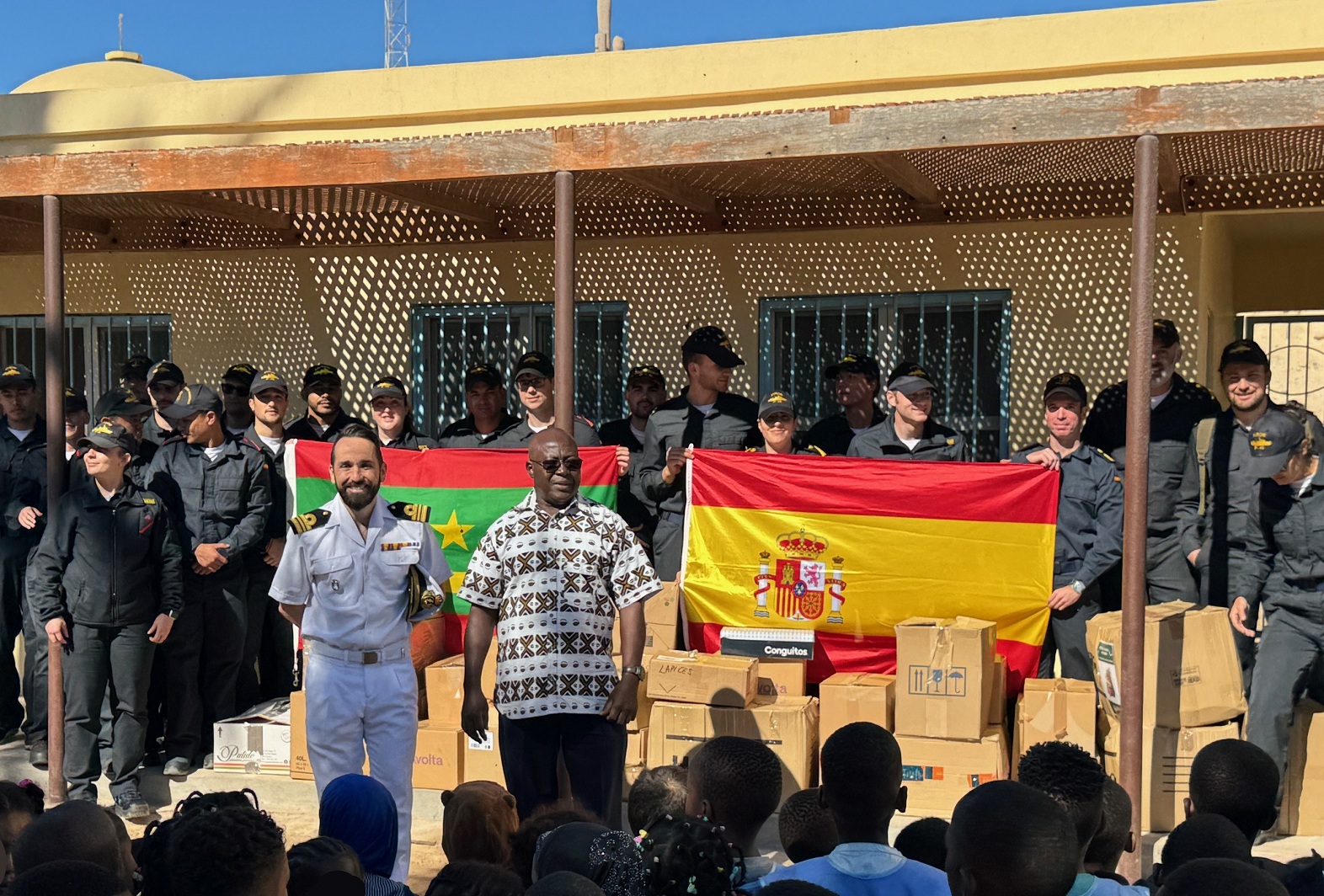 Donación de material escolar