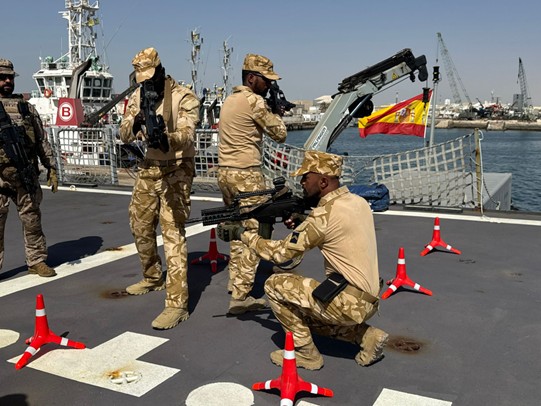 Desarrollo de ACMs con miembros de Infantería de Marina y Fusiliers Marins de Mauritania