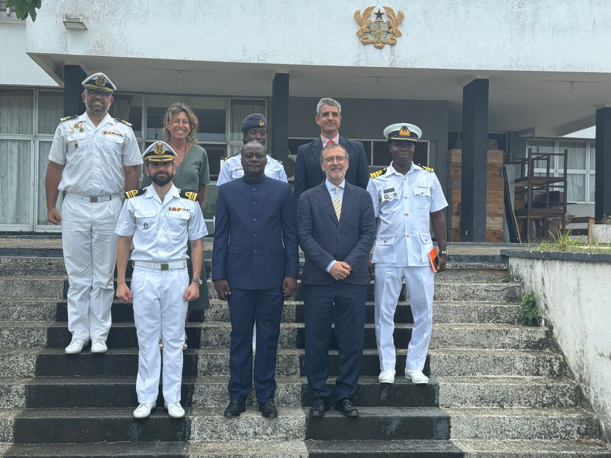 Visita a la Western Naval Command