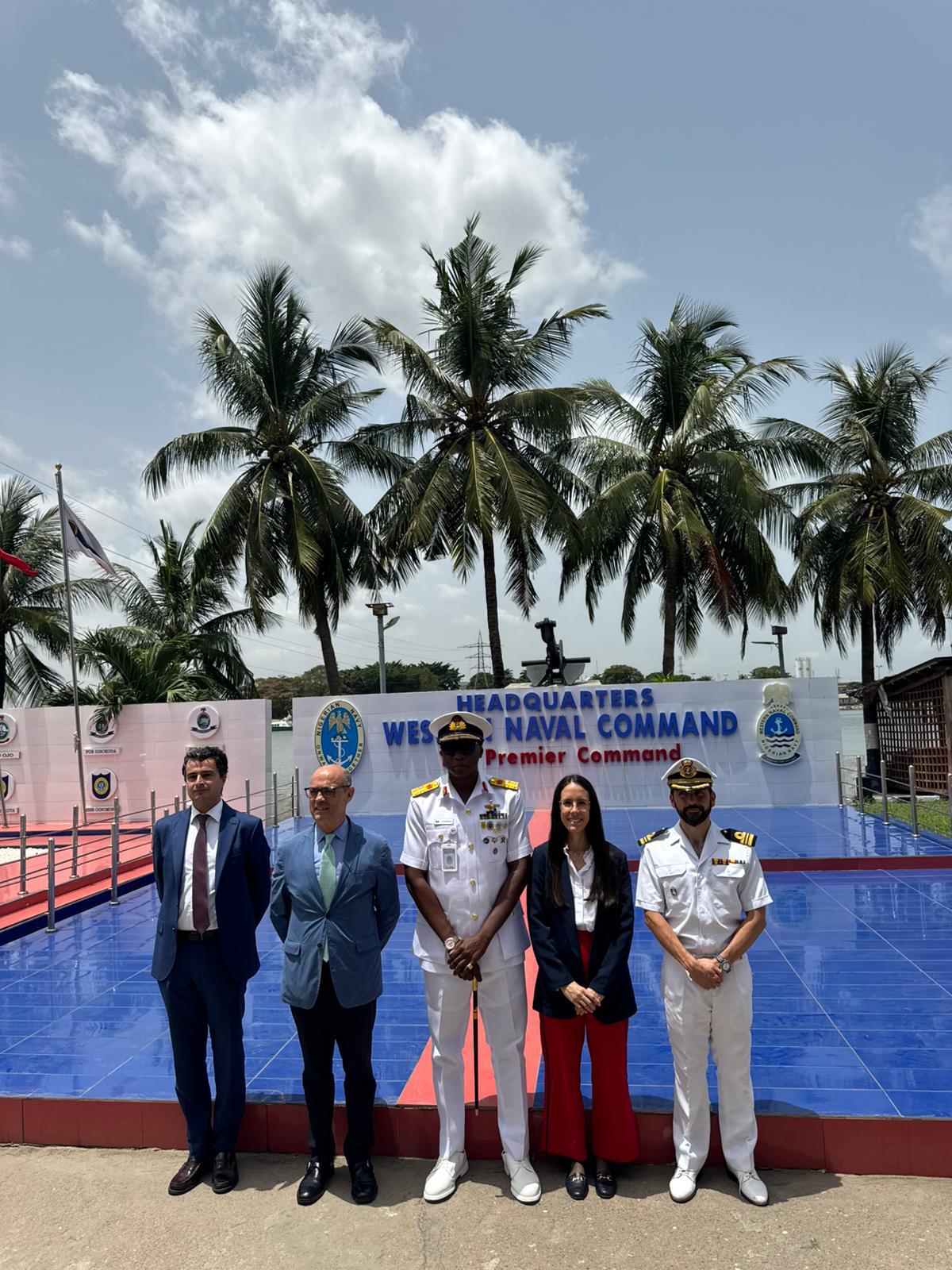 Visita a las instalaciones del Western Caval Command (WNC) de la Nigerian Navy