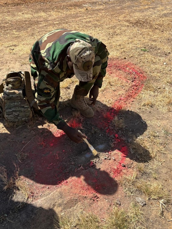 Investigación de artefacto explosivo