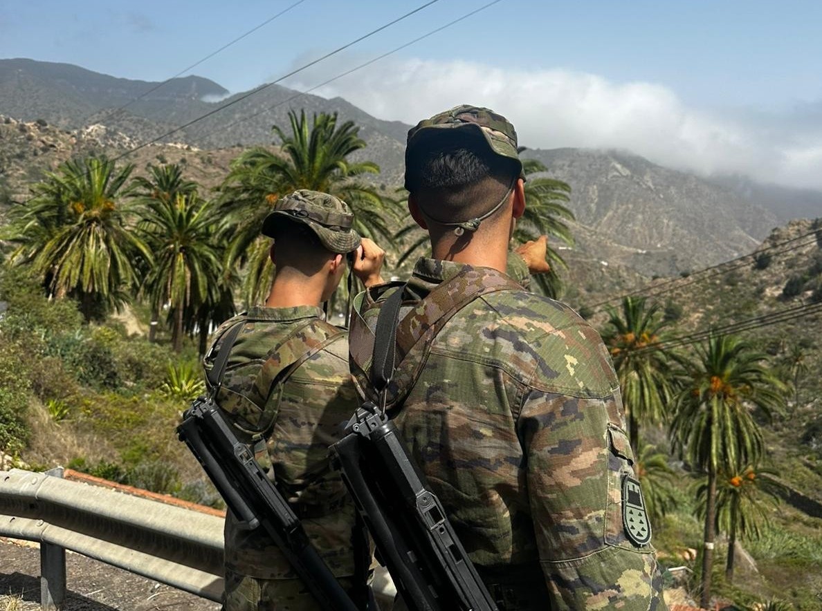 Grupo Táctico Canarias en La Gomera