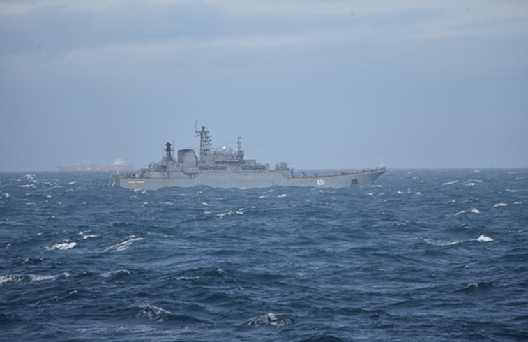 Imagen del LST 'Alexander Otrakovskiy'