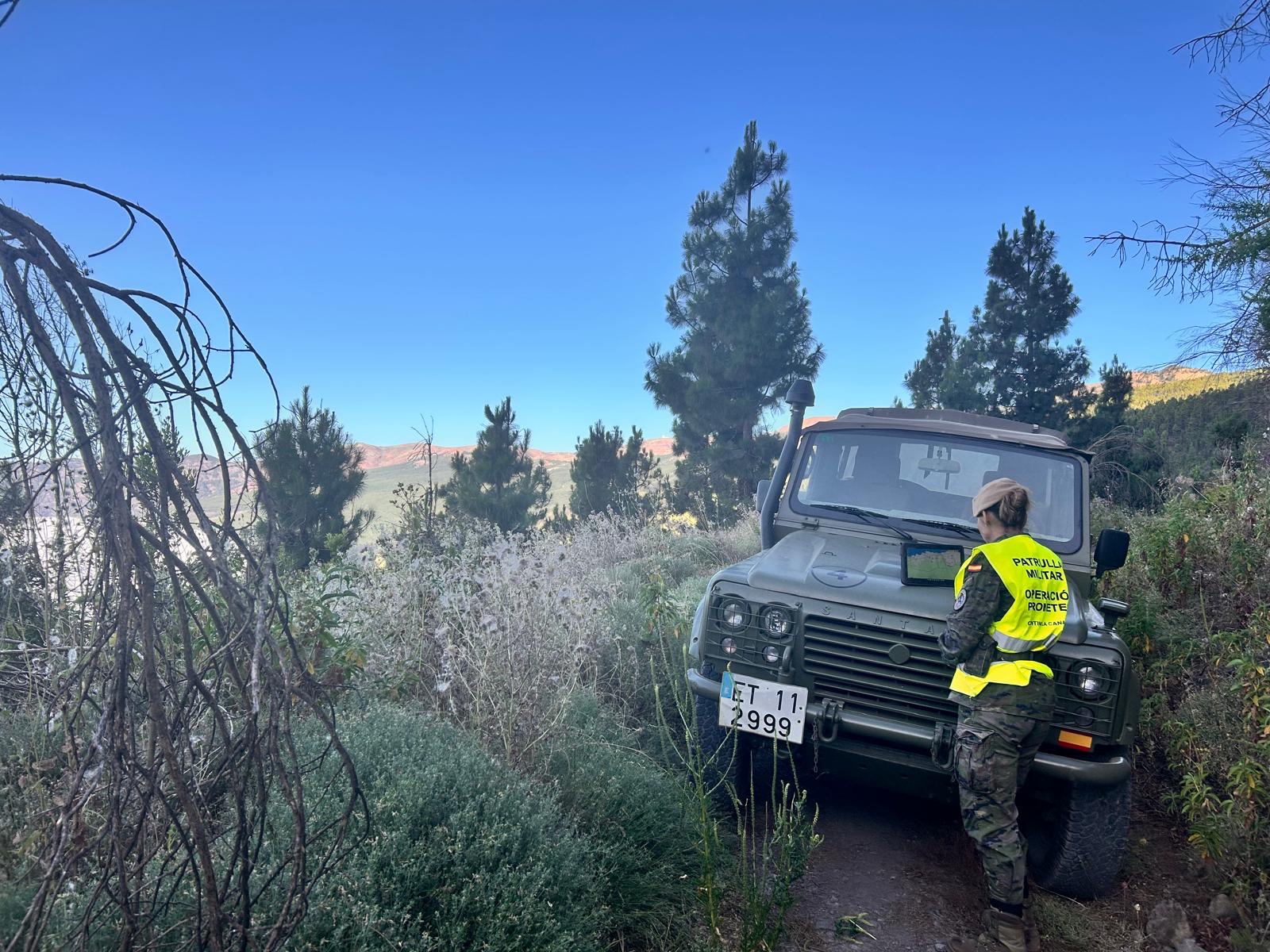 Patrullas en los montes tinerfeños