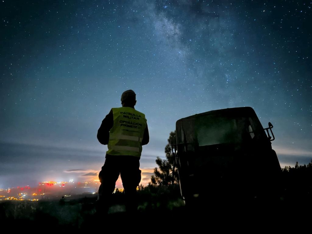 Patrulla nocturna en El Hediondo