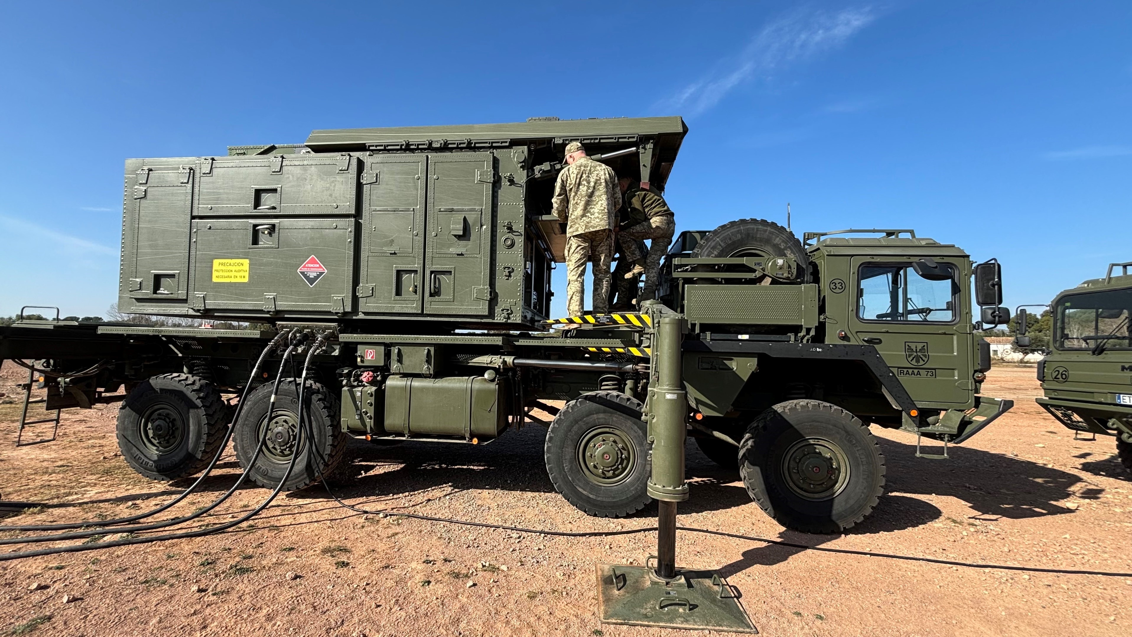 Formación de militares ucranianos en Patriot Maintenance, en Valencia