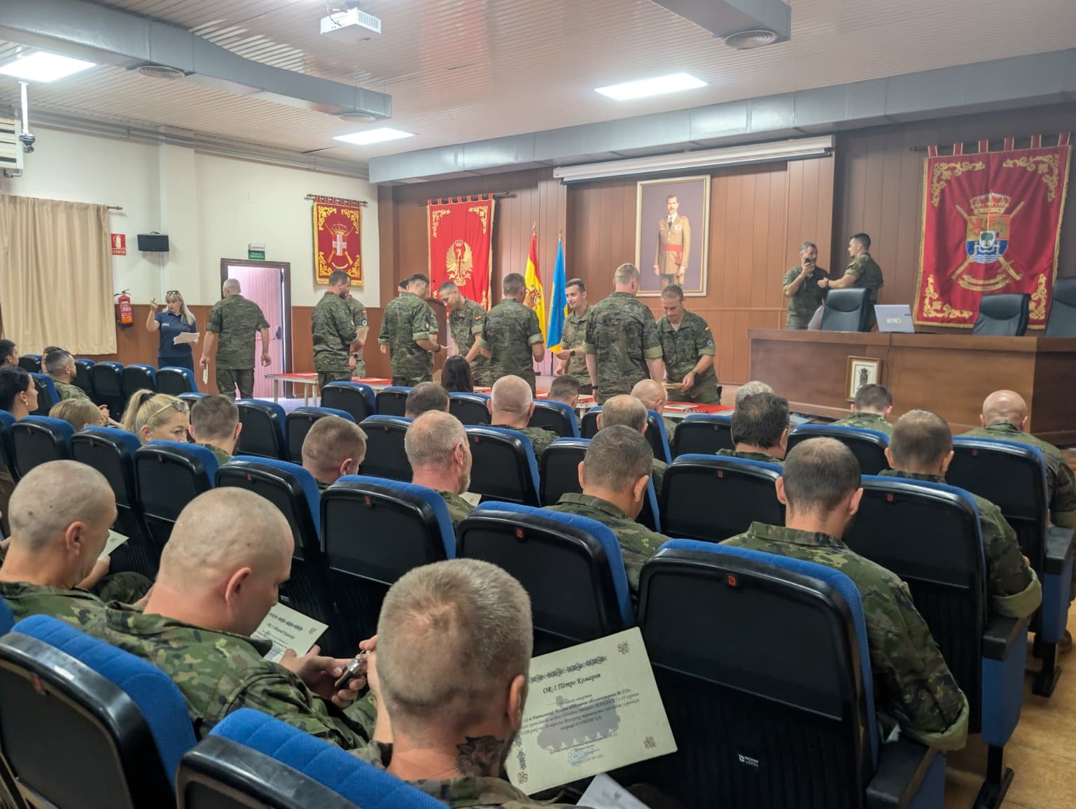 Ceremonia clausura del curso