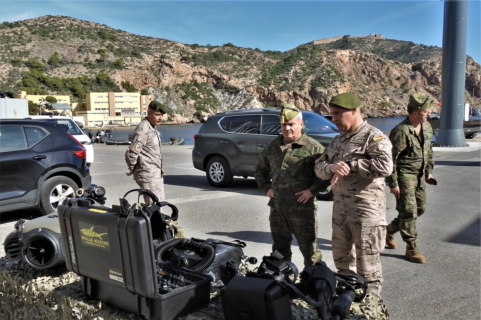 Inspección materiales buceo