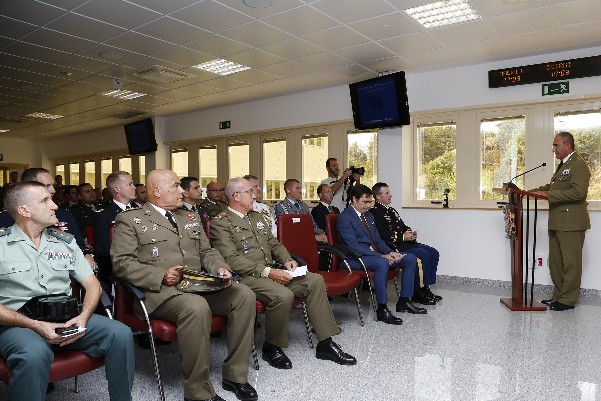 El coronel Cruz Moro, nuevo director del Centro de Excelencia contra artefactos explosivos improvisados de la OTAN