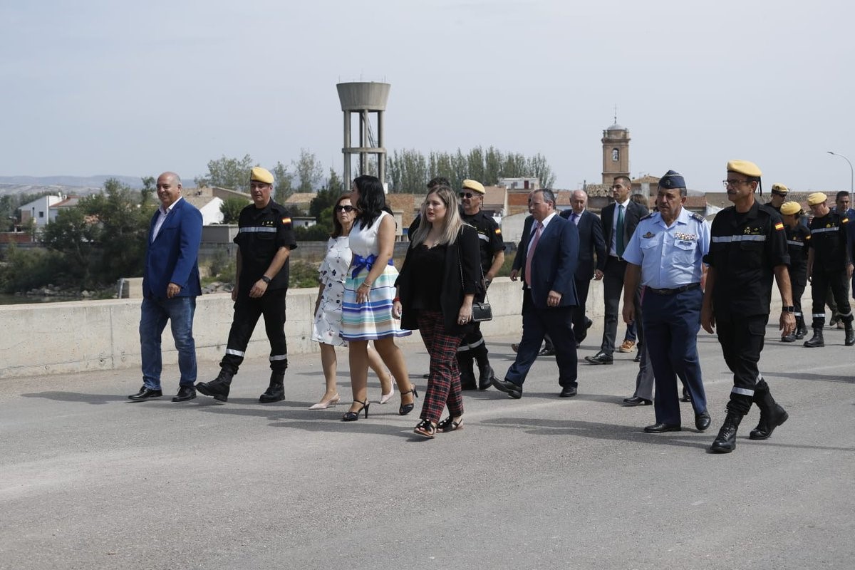 Una plaza de Cabañas de Ebro llevará el nombre de la Unidad Militar de Emergencias