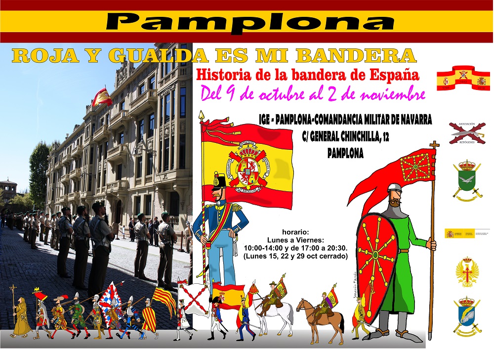 175 ANIVERSARIO DE NUESTRA BANDERA. Exposición en Pamplona, Navarra. 