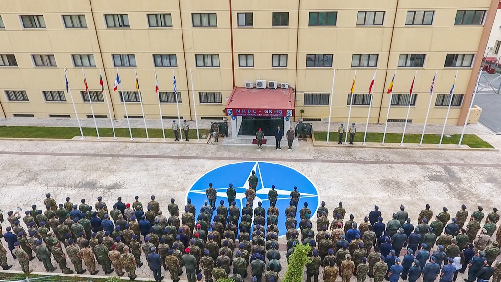 Día de la Fiesta Nacional en el Cuartel General de Despliegue Rápido de la OTAN en Grecia