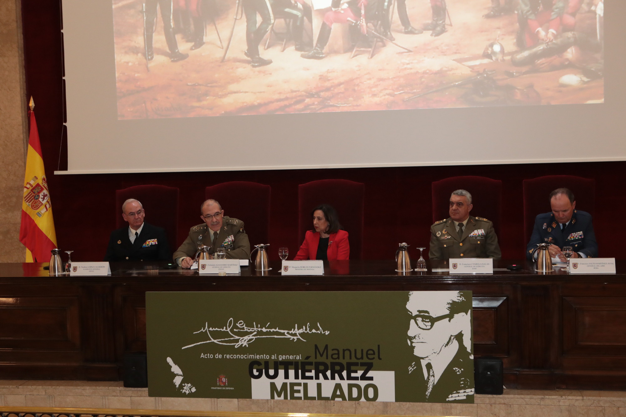 El JEMAD destaca la labor del general Gutiérrez Mellado para impulsar unas Fuerzas Armadas modernas y al servicio de España