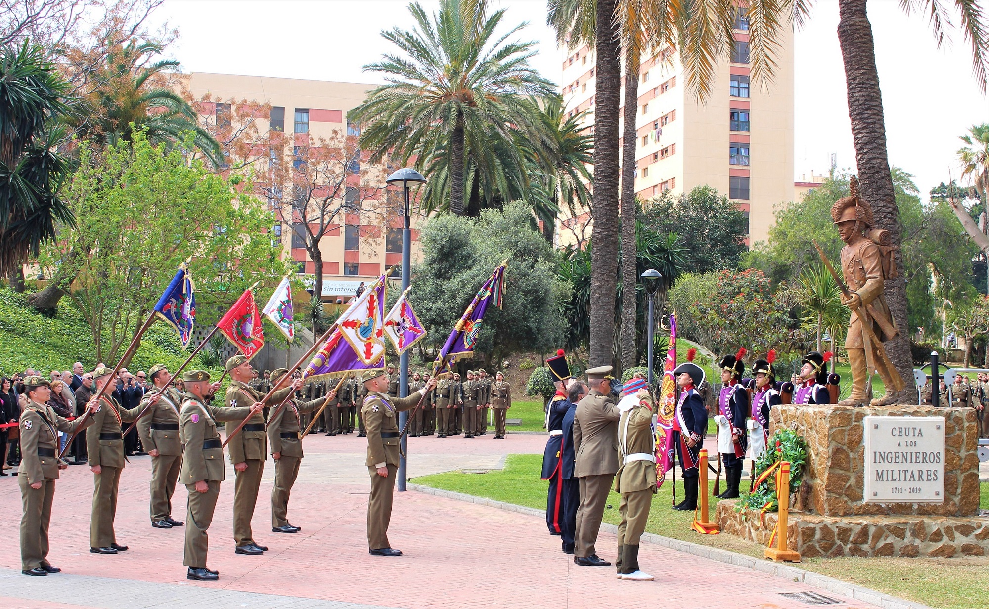 El JEMAD rinde homenaje al Arma de Ingenieros en Ceuta