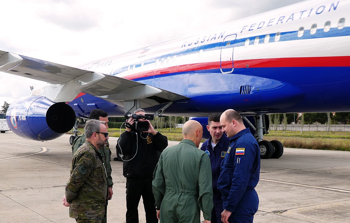 La UVE supervisa el vuelo de observación de Rusia en territorio español