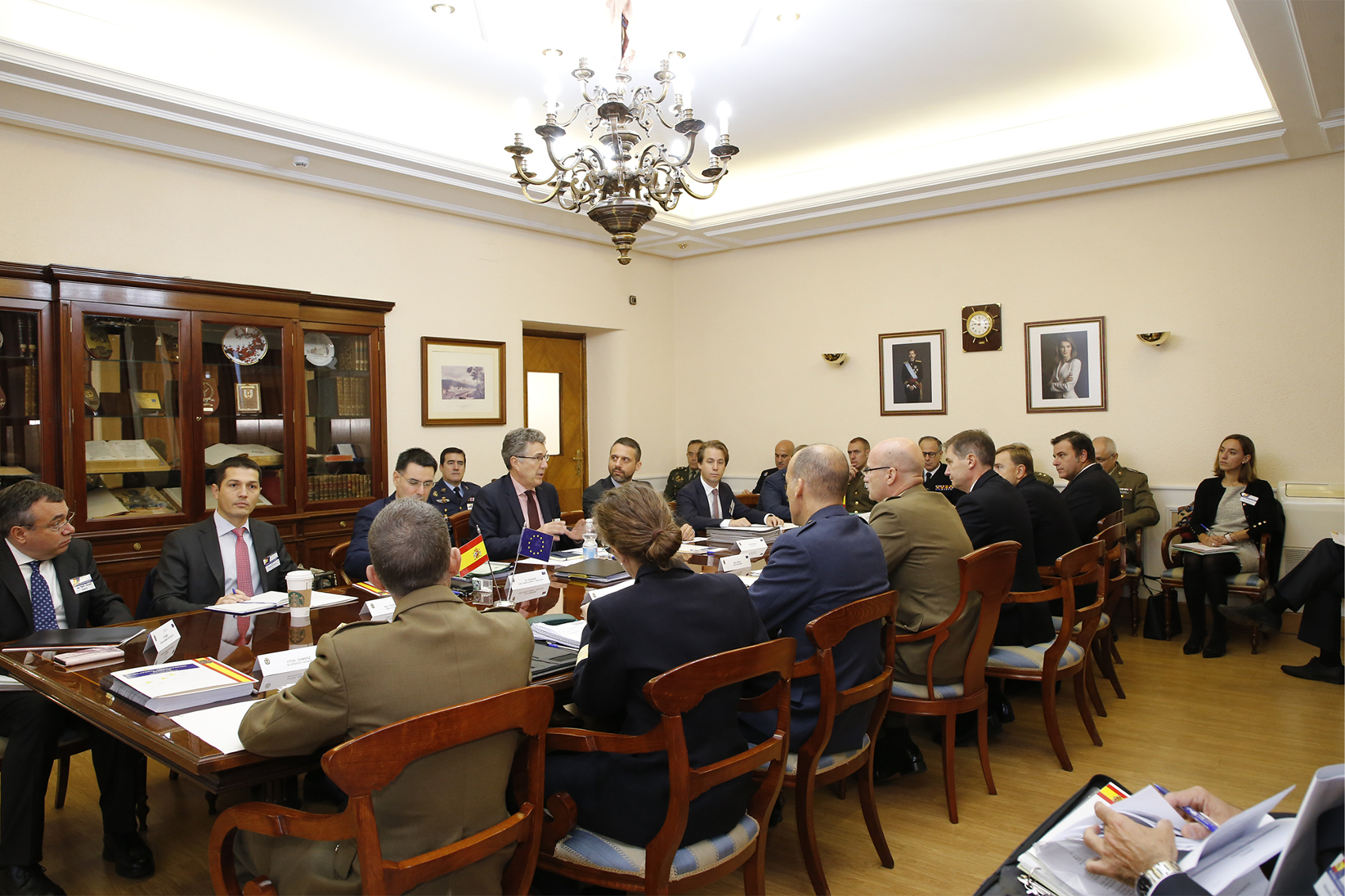 El Estado Mayor Conjunto organiza una reunión bilateral con representantes de la Unión Europea