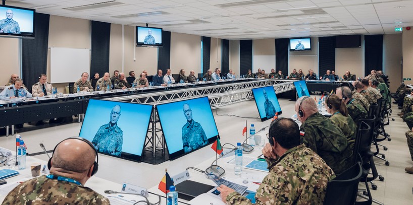 El adjunto al MILREP participa en la reunión del Comité Militar de la OTAN