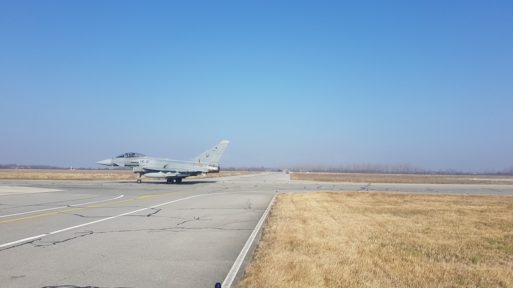 Despegue Eurofighter en Graf Ignatievo