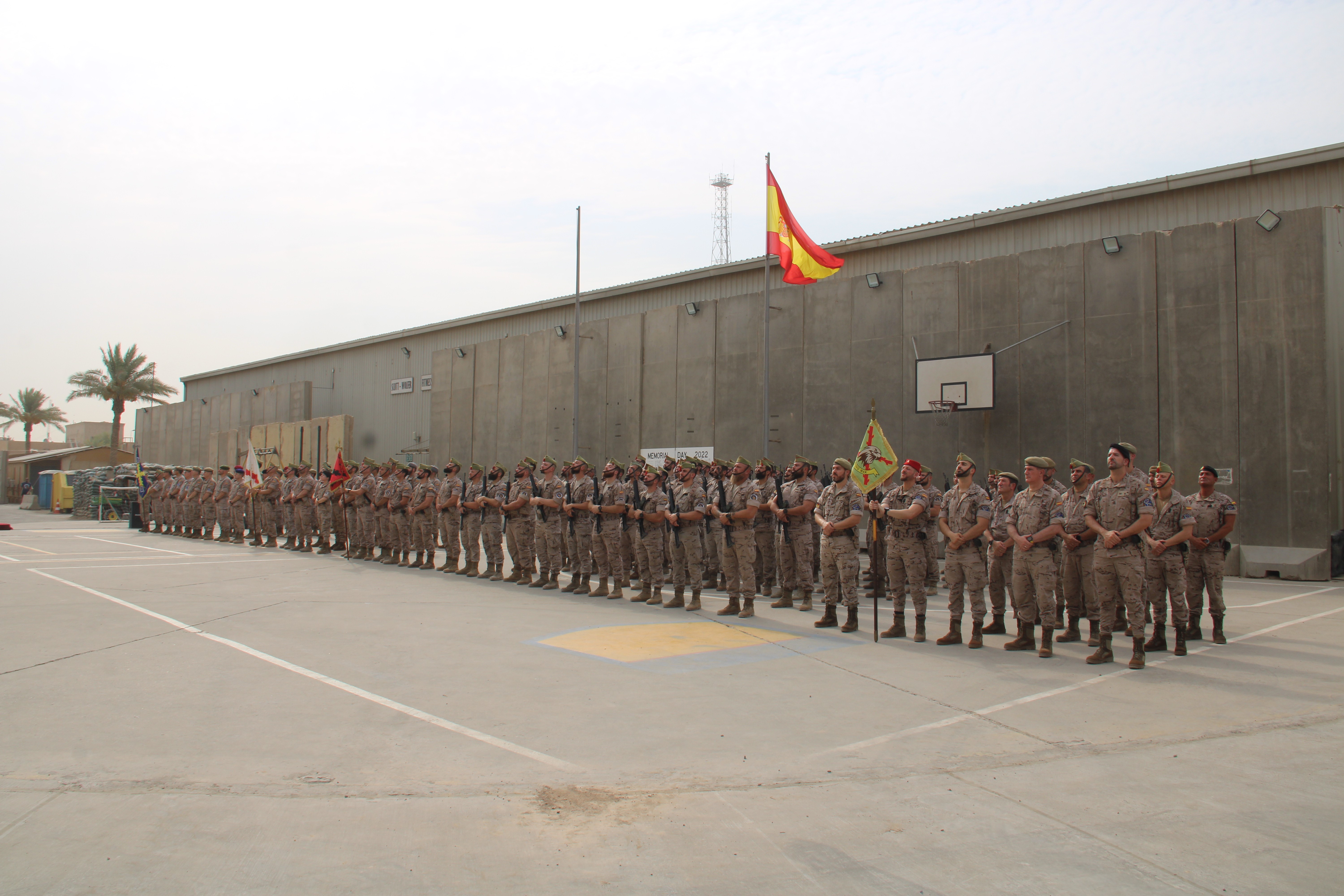 Formación del contingente español