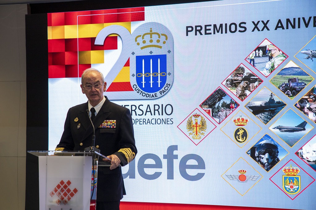 JEMAD durante el acto de entrega de premios