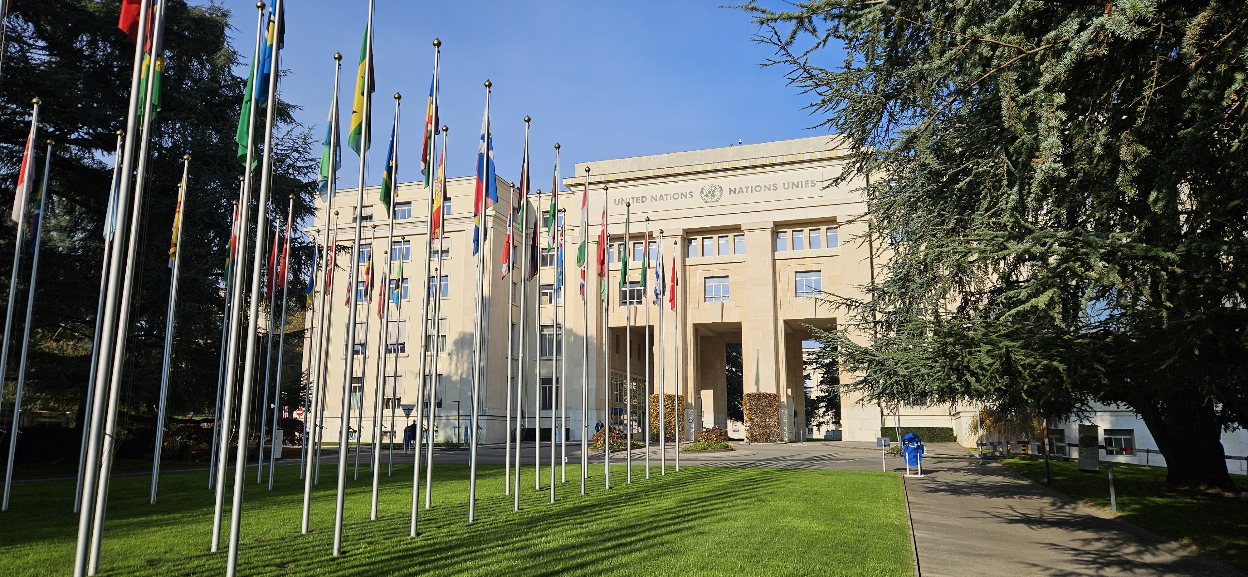 Palacio de las Naciones, sede de las Naciones Unidas en Ginebra